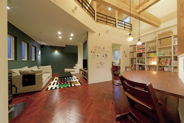 アトリエSumikaの注文住宅「家族の存在を感じられる住まい」